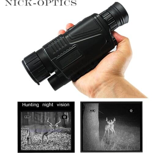 Night-Vision Monocular Professional Infrared Hunting Telescope Digital night vision Monocular telescope with 8GB memory card