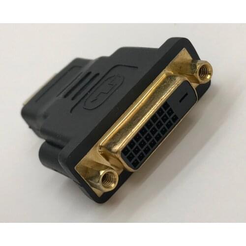 HDTV to DVI adapter HDMI-Compatible Male to DVI Female Converter For HDTV Gold Plated Support 1080p DVI 24+1/24+5 1Pcs