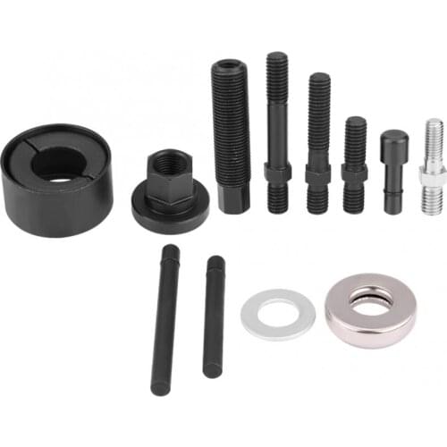 12pc Hand-held removal tool Pulley Puller Remover Installer Set for GM Chrysler Ford Power Steering Alternators Car Repair