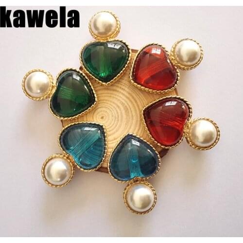 New Fashion Design Heart Pearl Elegant Earring Clip