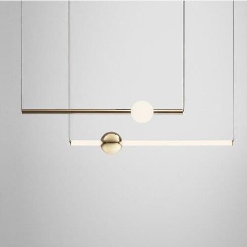 Modern iron creative pendant lights copper christmas balls nordic decoration home ventilador de techo living room decoration