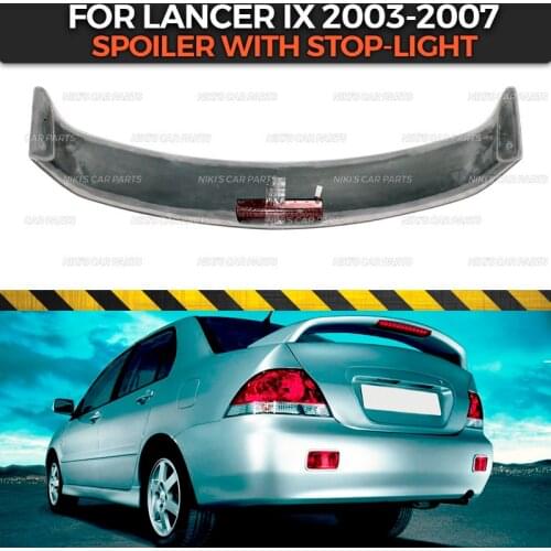 Spoiler case for Mitsubishi Lancer 9 2003-2007 ABS plastic classic style aero wing dynamic molding decoration car styling tuning