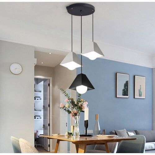 LED Pendant Lights Nordic Modern Simple Individual Creativity Lamp Bar Aisle Cafe Retro Art Dining Room Restaurant Lighting