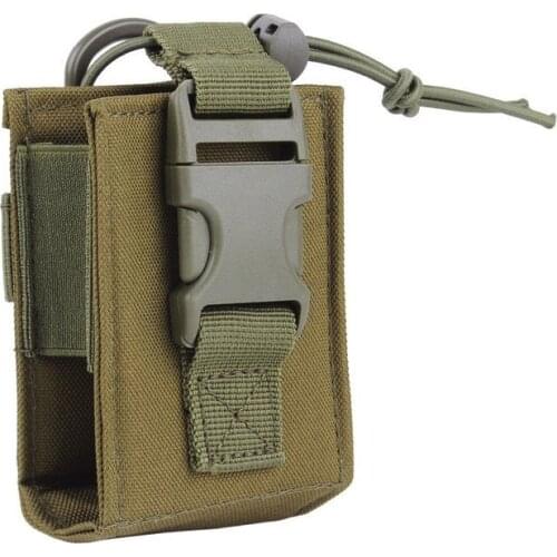 Tactical Army Molle Walkie Talkie Pouch Interphone Storage Bag Outdoor Molle Radio Pouch for Military Use Case Holder Pack