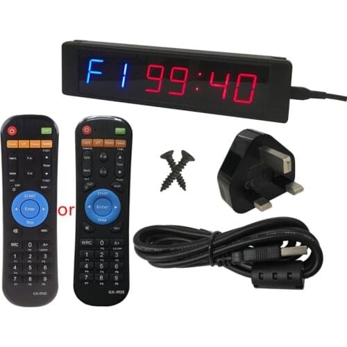 Gym Timer Stopwatch with Remote for Gym Fitness Training Ideal Interval Timer