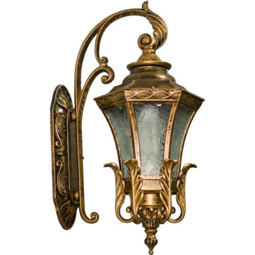 Outdoor Waterproof Wall Lamp led Doorway Outdoor Lighting Wall Lamp European Villa Balcony Corridor led Light Retro Street Lamps