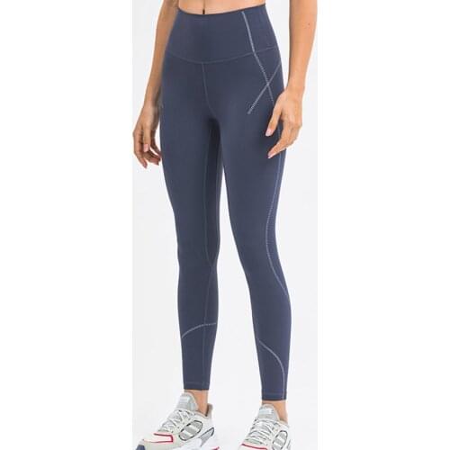 Ladies Leggings Sport Women Fitness High Waist Compression Yoga Pants Thread Push Up Sports Legging Sexy Gym Tights