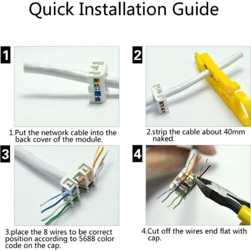 1Pc RJ45 Keystone Cat6 Cat6A Shielded FTP Zinc Alloy Module Keystone Jack Network Connector Adapter