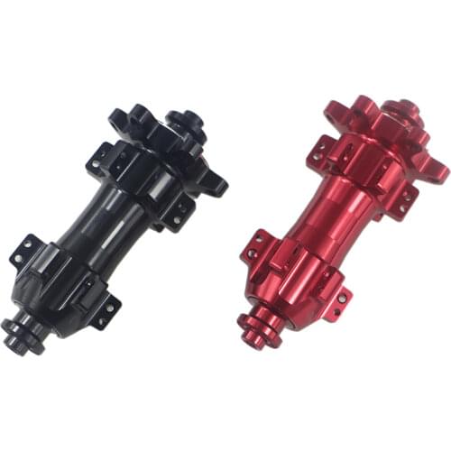 119g SUPER LIGHT 24 Holes Powerway PHB-CX30 straight pull road disc cyclocross bike front hub 24H black red CX 6-bolt disk brake