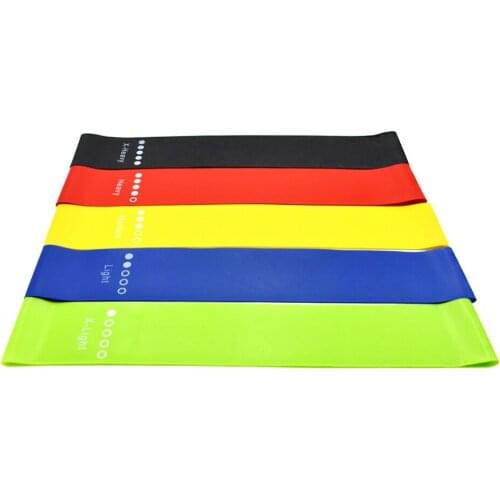 5Pcs/Set Elastic Bands For Fitness Gum Resistance Bands Yoga Workout Sport Elastic Bands Rubber Training Exercise Equipments