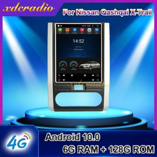 Xdcradio 10.4" Android 10.0 For Nissan Qashqai X-Trail xtrail X Trail Car Radio Automotivo Car DVD Multimedia Player Navigation