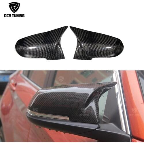 For BMW 1 2 3 4 Series F20 F30 F31 F32 F36 2012 - UP 320i 328i 330d 335i M3 M4 Look Replacement style Carbon Fiber Mirror Cover