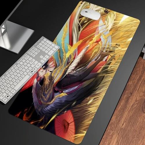 Onmyoji Mouse Pad Gaming Mousepad Mat Gamer Mouse Pad Keyboard Desk Table Carpet Mausepad For Computer Laptop Pad Support DIY