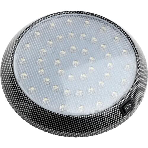 LED Car Interior Reading Light 46LED 12V White Round Style Bulb Reading Lamp Automobiles Car Dome Roof Ceiling Interior Light