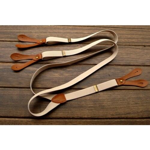Fashion suspenders for women,Leather pants strap,suspenders for men,braces button suspenders