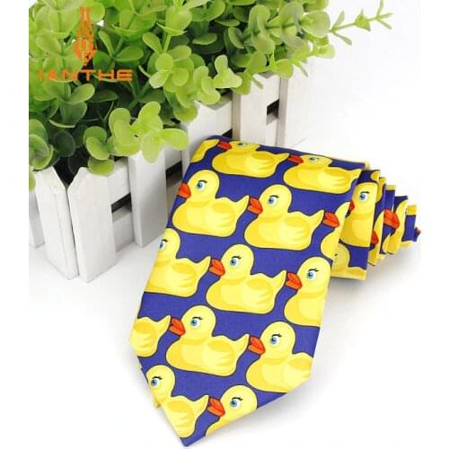 Brand New Hot Fashion 2018 Brand New Barneys How I Met Your Mother Ducky Tie Yellow Rubber Duck Necktie Ties Barney Ducky