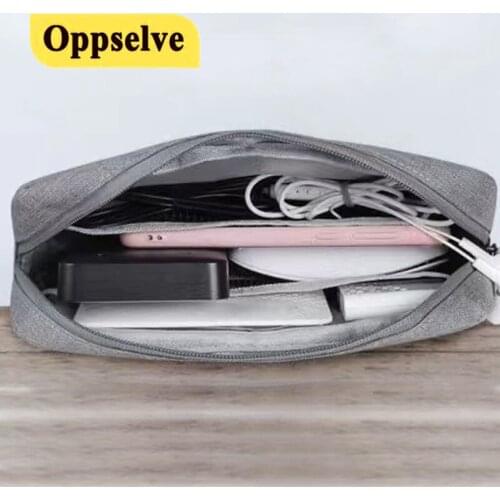 Digital Cable Organizer Storage Bag Mini Electronic Accessories For Phone USB Cables Power Bank Phone Kits Portable Pouch Case