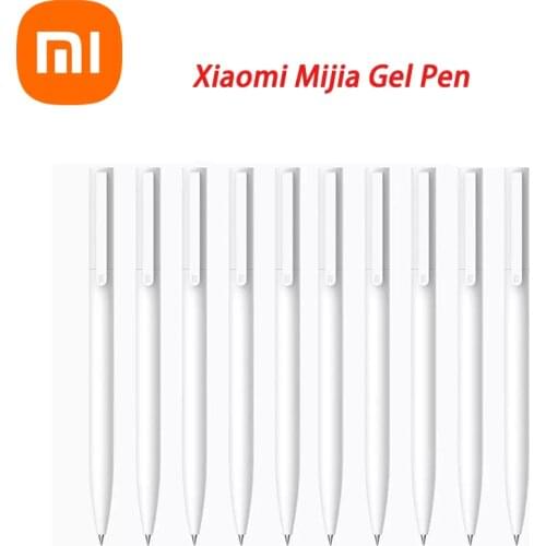 Original Xiaomi Mijia Gel Pen MI Pen 9.5mm Signing Pen PREMEC Smooth Switzerland Refill MiKuni Japan Ink (Black/Blue) Best Gift