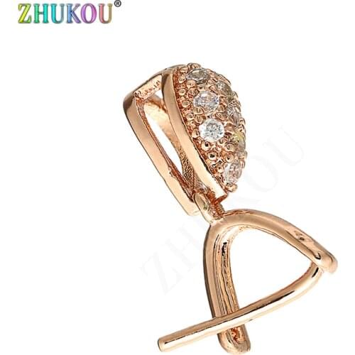 5*14mm Brass Cubic Zirconia Charms Pendants DIY Jewelry Findings Accessories, Mixed Color, Model: VD317