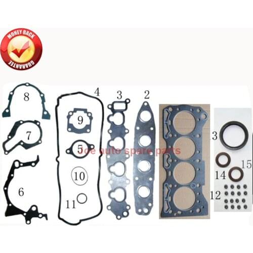 G13BB G13B G16B G16KV Engine Full gasket kit for suzuki SWIFT II BALENO ESTEEM JIMNY CARRY WAGON MARUTI ESTEEM GYPSY VERSA 1.3L