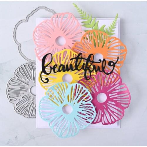 Greeting Crad Making Flower Mould Metal Cutting Dies Stencils For DIY Scrapbooking Card Decorative Embossing Die Template New