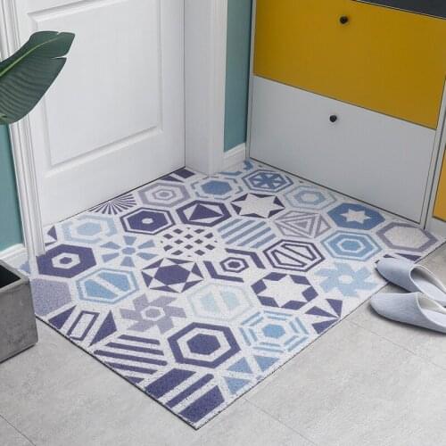 Living Room Doormat PVC Non-slip Indoor Outdoor Bathroom Bedroom Kitchen Hallway Entrance Doormat Carpet Can Be Cut Mats Carpet