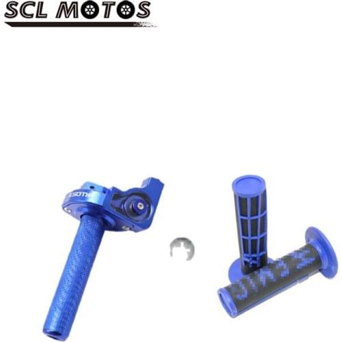SCL MOTOS CNC Grip And Grip Cover Suitable For Kawasaki Throttle Handle Cover Kit Motorcycle Accessories