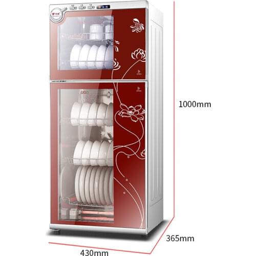 108/138L Ultraviolet sterilizing machine Kitchen cabinet dish dryer High temperature disinfecting cabinets Household uv cabinet