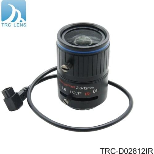 Zoom lens 12mm lens automatic DC 5mp 1/2.7 target surface focal length 2.8-12mm CS port manual zoom lens
