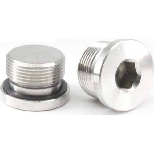 1/8" 1/4" 3/8" 1/2" 3/4" 1" 1-1/4" 1-1/2" BSP Male Thread 316 Stainless Steel Hex Socket Head End Cap Plug Pipe Fitting