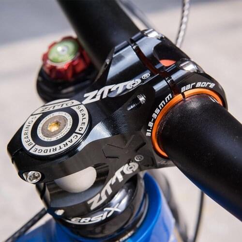 31.8/35mm CNC Machined Aluminum Alloy Stem MTB Bicycle Stem Ultralight Riser Stem for MTB Mountain Bike Parts