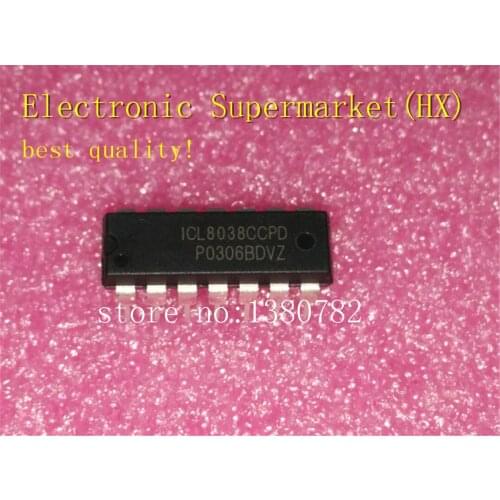 Free Shipping 50pcs/lots ICL8038CCPD ICL8038 8038CCPD DIP-14 New original IC In stock