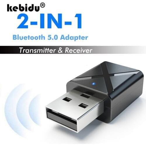Bluetooth V5.0 USB Wireless Receiver Transmitters Audio Music Stereo adapter Dongle for TV PC Bluetooth Speaker Headphone