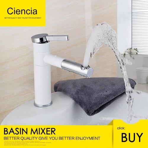 Ciencia White Bath Mixers