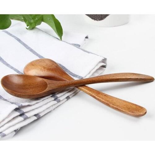 High Quality Wooden Spoon Bamboo Kitchen Cooking Utensil Tool Soup Teaspoon Catering For Kicthen Wooden Spoon