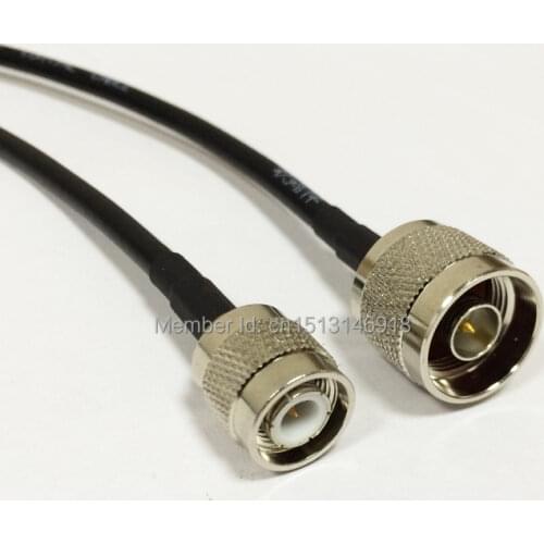 Wireless modem cable TNC Male Plug Switch N type male Connector RG58 pigtail Wholesale Fast Ship 50CM 20" Adapter