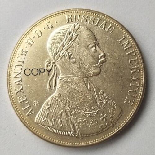1905 Russian Gold Plated Or Silver Plated Copy coins