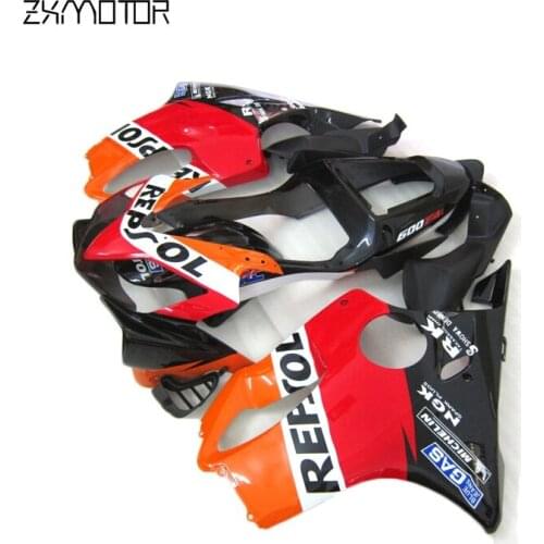 Hot Sale Injection Bodyworks Fairing kits for Honda CBR600 F4i 2001 2002 2003 red white black set cbr 600 f4i 01 02 03 HB55