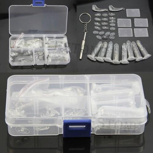 [LvDing] Eyeglass Sun Glasses Screw Nut Nose Pad Optical Repair Tool Assorted Kit