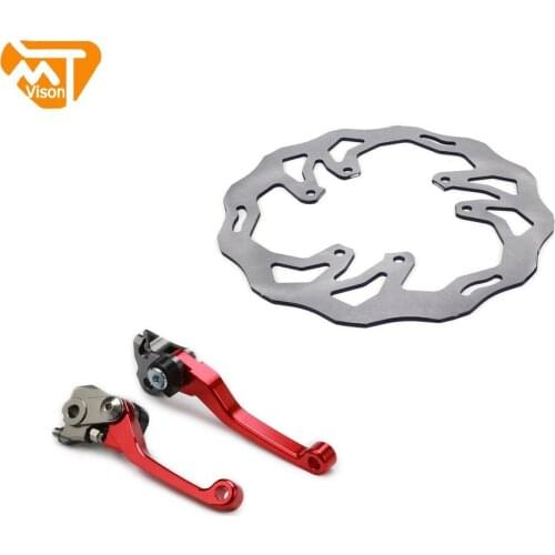 Motorcycle CNC Brake Clutch Lever and Front Brake Disc Rotor For HONDA CRF250R CRF450R 2007 2008 2009 2010 2011 2012 2013