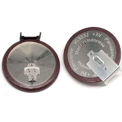 Panasonic VL-3032/GUFN 3V rechargeable button battery VL3032 with welding foot battery