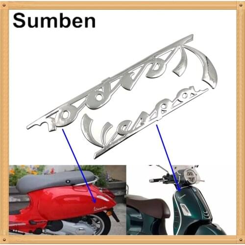 Front Decal 3D Emblem Side Fairing Sticker Logo Symbol for Vespa ET2 ET4 ET8 GT GTS PL PX LX LXV GTV 50 125 150 170 200 250 300