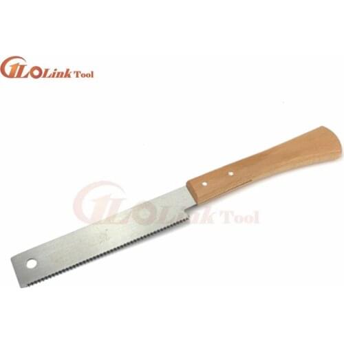 12in Small Hand Saw Beech Wooden Handle Fine Cut Saw Household Woodworking Garden Pruning Flush Cutting Trimming Tool Parts 17Sa