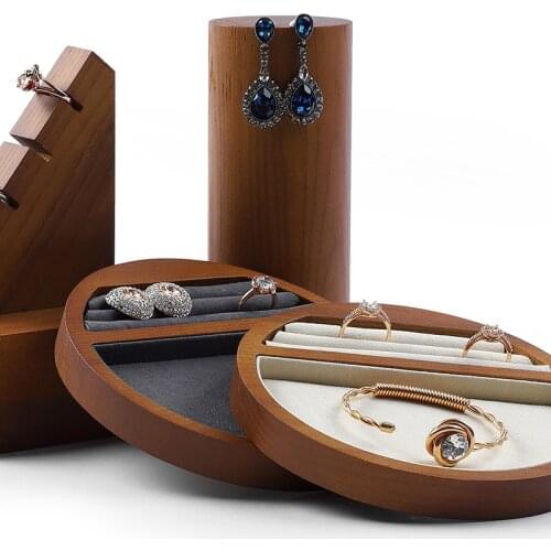 Jewelry tray display tray necklace ring bracelet jewelry storage see pallet jewelry display props tray display box