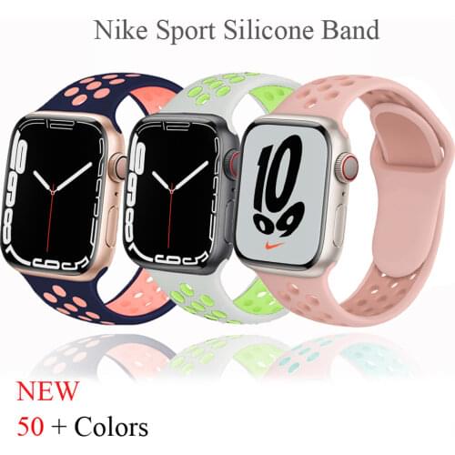 Sport strap for Apple watch band 42mm 38mm 44mm 40mm silicone bracelet watchband for iwatch apple watch 6/5/SE/4/3/2/1 44 42 mm