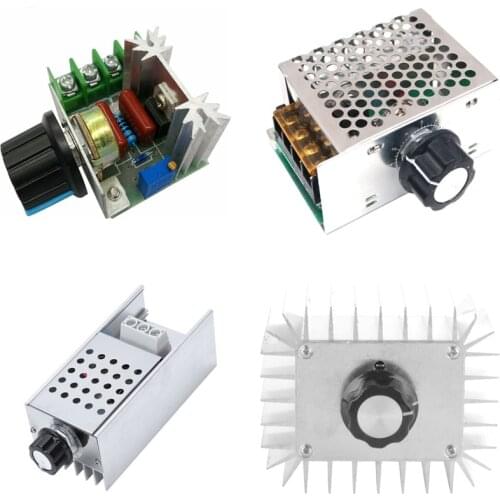 AC 220V 2000W/4000W/5000W/10000W SCR Voltage Regulator LED Dimmer Motor Speed Controller Thermostat Dimmer 220 V Power Supply