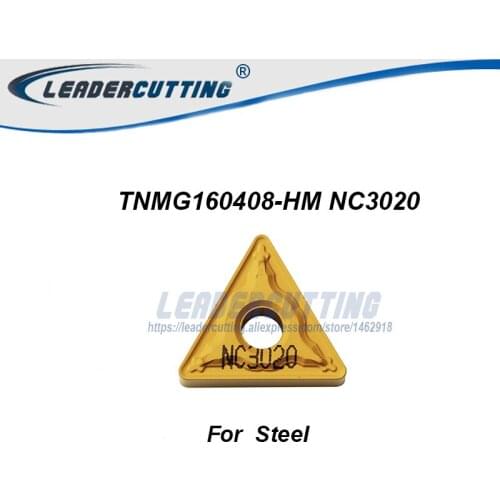 TNMG160404-HM TNMG160408-HM NC3020 NC3030 Carbide Turning Inserts for Lathe Holder WTJNR/MTJNR/MTENN/MTQNR,for Steel