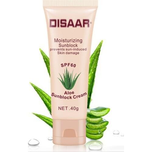 Facial Body Sunscreen Whitening Sunblock Skin Protective Cream Anti Aging Oil Control Aloe Moisturizing SPF 60 Skin Care