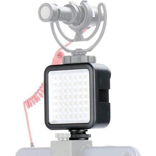 Ultra Bright LED Video Light 49 Beads Dimmable LED Video Panel Light for Ronin S Phone Gimbal Gopro 7 6 DSLR Camera Canon