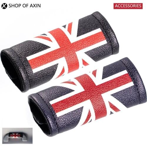 Car Assist Grip Decoration PU Protective Leather Case (Union Jack) For Mini Cooper R50 R53 R55 R56 R60 R61 F54 F55 F56 F60